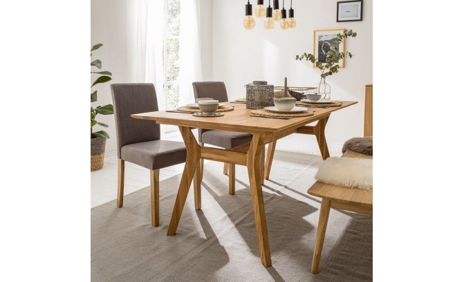 Стол обеденный ХЕЛЬСИНКИ Р массив дуба